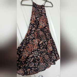 Abercrombie & Fitch Floral Strappy Sleeveless Summer Mini Dress Size Small